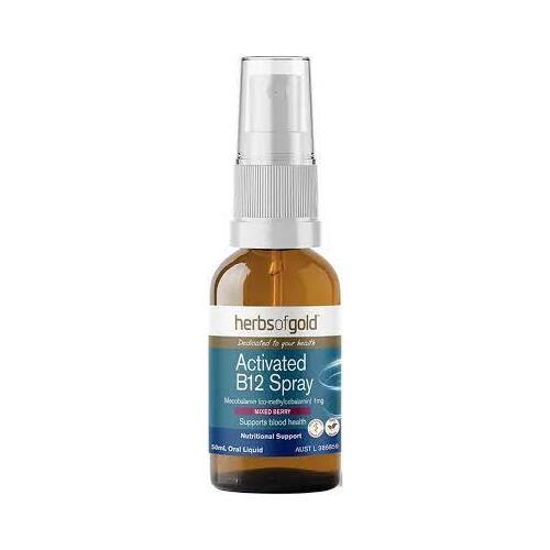 Herbs of Gold Activated B12 Spray 50ml